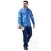 Dromex DW‑ARC9,6 Electric Arc Shirt ATPV 9.6 Cal Sky Blue S‑5XL IEC
