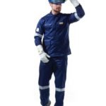 Dromex Navy Blue 15Cal Electric Arc Jackets