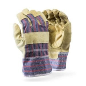Pigsplit Leather Candy Safety Gloves, Safety Cuff