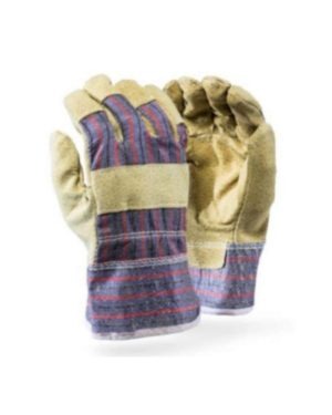 Pigsplit Leather Candy Safety Gloves, Safety Cuff