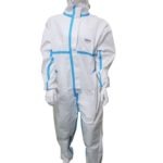 Promax 1000 Medical Coverall Certified En 14126:2003 – With Blue Stripes