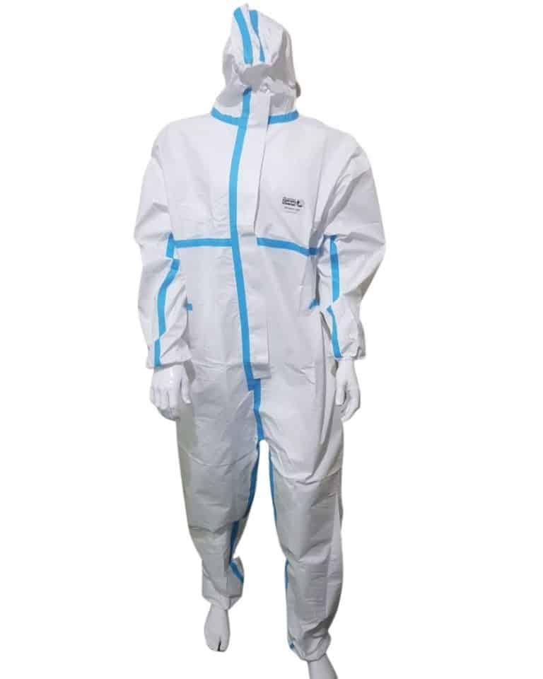 Promax 1000 Medical Coverall Certified En 141262003 With Blue