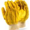 Dromex GCOM/KW Rubber Glove Crinkle Yellow L EN420