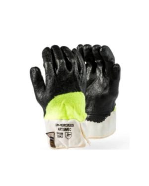 Dromex Taeki5 HI VIZ Nitrile coated, safety cuff glove