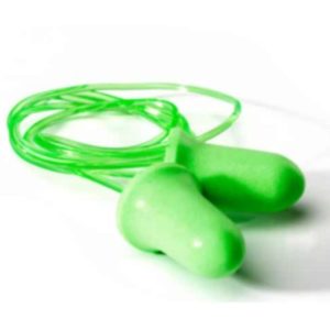 Pu Foam Bell Disposable Fluorescent Green ~ En 352-2 Snr 37 Corded Earplug Moq 200