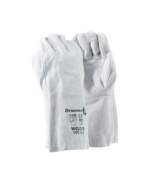 Dromex Chrome Leather Double Palm Gloves Wrist Length Moq 12