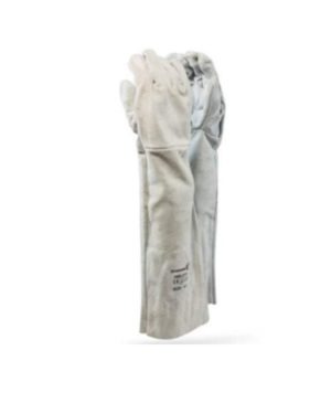 Dromex Chrome Leather Double Palm Gloves Elbow Length