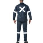 Dromex Fire Fighting & Flash Fire Protection Nomex Navy Blue Jackets With Reflective