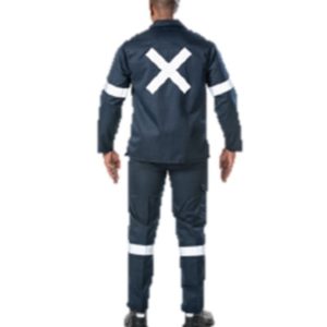 Dromex Fire Fighting & Flash Fire Protection Nomex Navy Blue Pants With Reflective