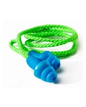 Re-Useable Blue Mushroom Tri Flange Corded (Green Cord) – En 352-2 Snr 29