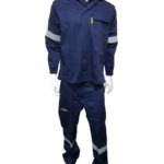 Dromex D59 Navy Blue Flame Acid Jacket With Reflective SABS Marked
