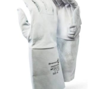 Goatskin Full Grain Driver Glove – Vip and Tig Welders – 15Cm Leather Chrome Cuff