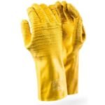 Dromex Rubber Gauntlet, 35cm elbow gloves – Crinkle Finish