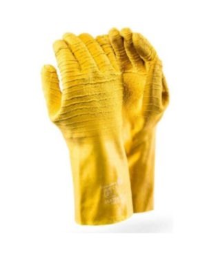 Dromex Rubber Gauntlet, 35cm elbow gloves – Crinkle Finish