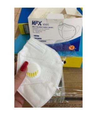Kn95 Disposable Masks With Valve 95% Effeciancy