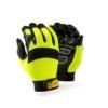 Dromex MACH‑5 Mining Impact Glove Yellow/Black 9‑10 EN388