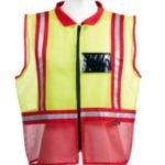 Two Tone Yellow/Blue Or Yellow/Red Reflective Sleeveless Vest
