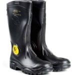 Shosholoza Gum Boot Dromex Black Gumboot, Steel Toe Cap (Stc) Acid & Oil Resistant – Buy in bulk and save