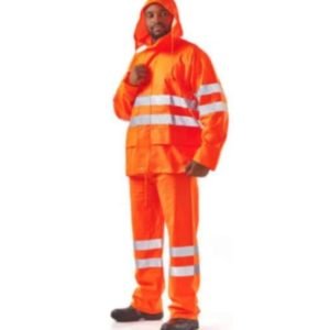 Dromex Orange Hydroplus Pu Rain Suits – flame retardant