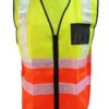 Dromex SA‑2T Reflective Vest Two‑Tone Lime/Orange S‑5XL EN2