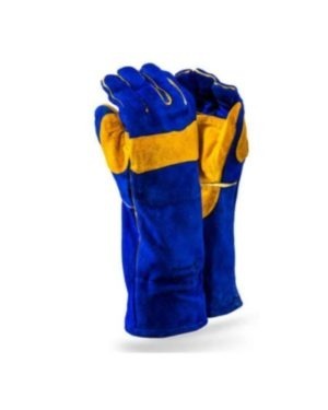 Dromex Superoir Blue Lined Leather Welders Gloves – Reinforced Moq 12
