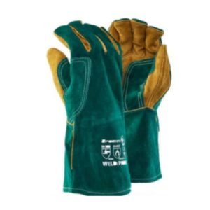 Dromex Weld Prime Gloves Welders, Finger Palm andThumb Yoke, Aramid Thread Moq 12