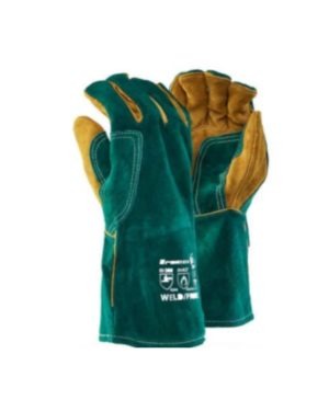 Dromex Weld Prime Gloves Welders, Finger Palm & Thumb Yoke, Aramid Thread Moq 12