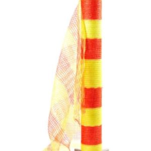 WOVEN ORANGE & YELLOW barrie fence  50M roll  1.0 metr high
