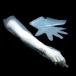 Shoulder Length Ldpe Gloves – Blue – 50 Pieces Per Pack
