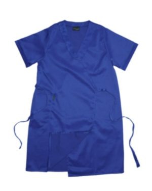 Javlin Royal Blue Wrap Dress S/S For Food Packing And Food Processing Industry