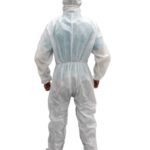 Laminated White 55Gsm Level 5, 6 Coverall