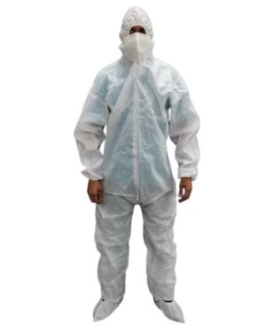 Laminated White 55Gsm Level 5, 6 Coverall