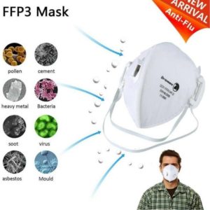 Dromex FFP3 3231 Disposable Flat Fold Mask