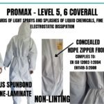 Promax High Quality Disposable Coverall (Breathable & Liquid Proof)-Type 5 & 6