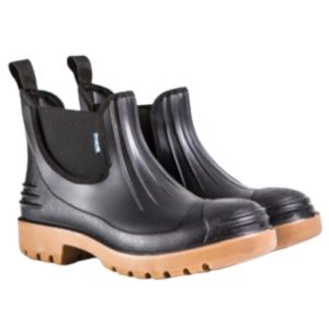 F1506 Wayne Men’S Chelsea Black Upper With Toffee Sole Stc- Ankle Boots