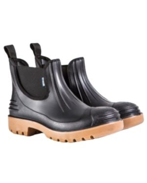 F1506 Wayne Men’S Chelsea Black Upper With Toffee Sole Stc- Ankle Boots