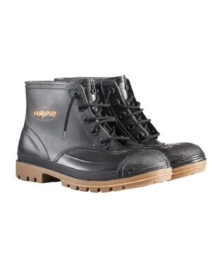 F1860 Wayne Egoli Ankle Length Gumboot Stc With Laces
