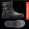 Bova 42007 Smelters Buckle Safety Boot Heat Resistant Black Size 4-13 SANS 20345