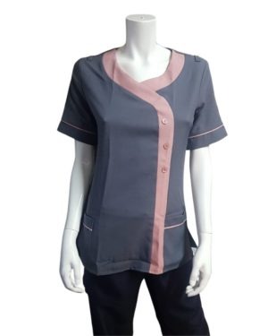 N190 – Round Neck Tunic With Pockets