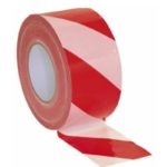 Barrier Tape 2-Tone 1X500M Roll White / Red Or Yellow / Black