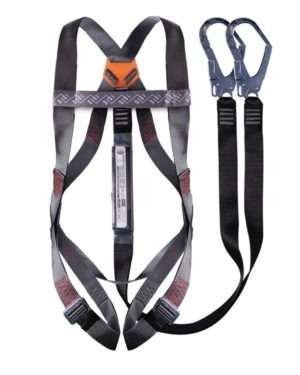 Sisi Standard Harness: Double Leg Lanyard With Scaffolding Hooks – Non-Belted