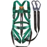 Bova Belted Harness: Double Leg Lanyard With Scaff Hooks And Standing Step- Belted