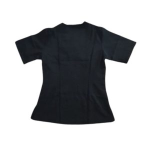 N150 Short Sleeve Contrast Tunic With V-Neck Detail