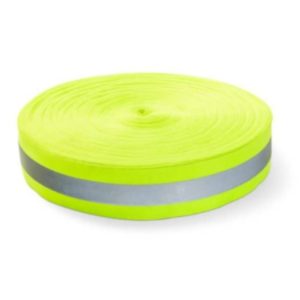 Yellow Flame Retardent Tape, Silver 20Mm ( 5Cm),50 Mtr Roll
