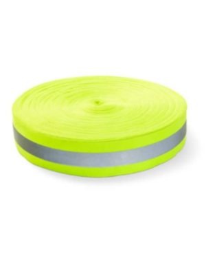 Yellow Flame Retardent Tape, Silver 20Mm ( 5Cm),50 Mtr Roll