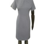Bl3048 Round Neck Nurses Dress