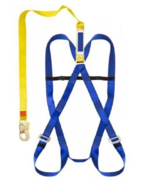 Basic Harness SN1- Energy absorbing Lanyard with 1 Snap hook