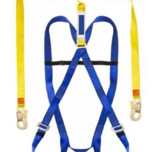 Basic Harness SN2- Energy absorbing Lanyard with 2 Snap hook