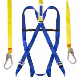 Basic Harness SC2- Energy absorbing Lanyard with 2 Scaffold hook