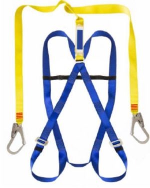 Basic Harness SC2- Energy absorbing Lanyard with 2 Scaffold hook